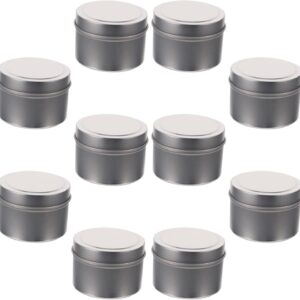 POPETPOP Metall Aufbewahrungsdosen mit Deckel 2.56X2.56X1.77 Zoll 10 Stück Weißblech Dosen für Kaffee Tee und Geschenkset
