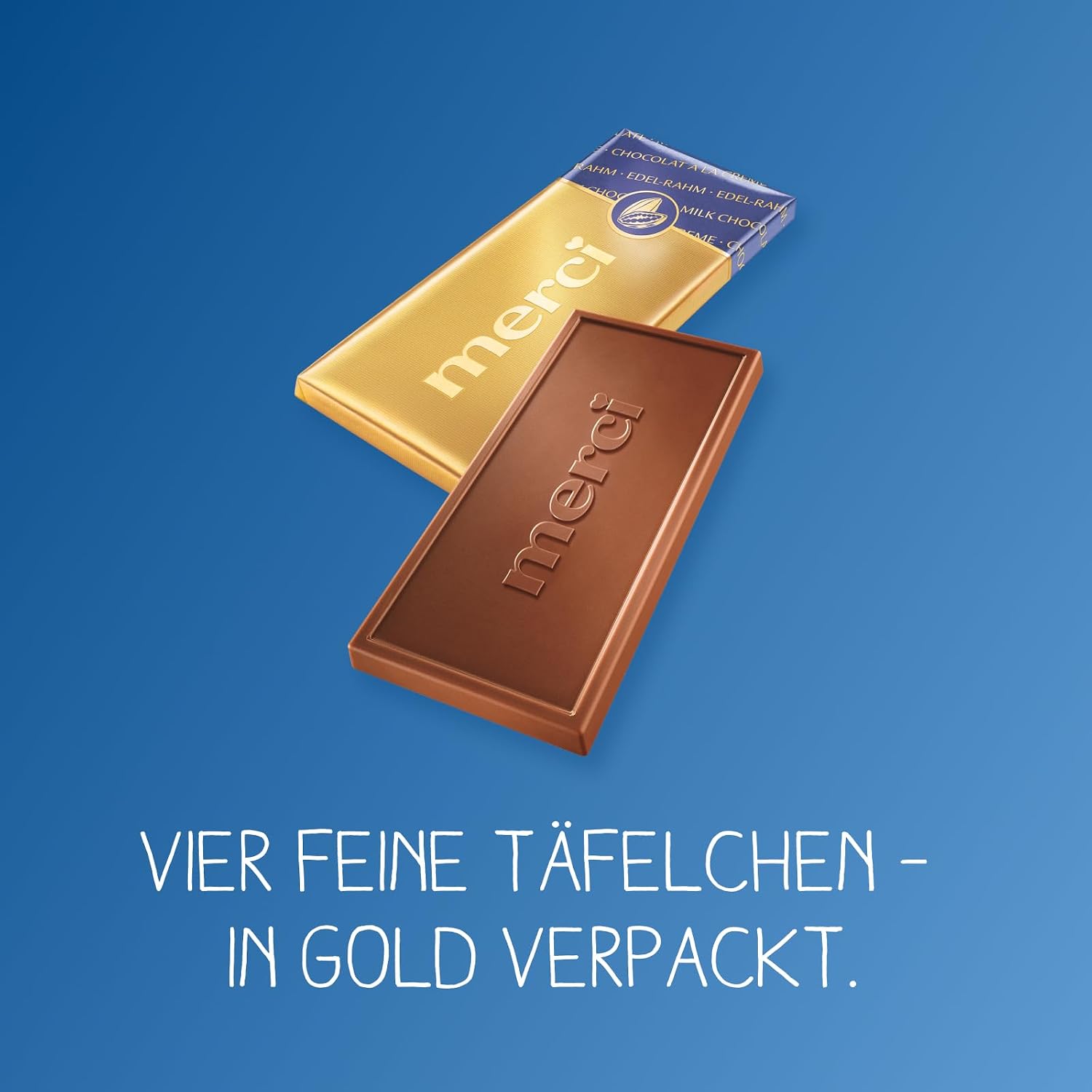 merci Chocolate Bar Precious Cream 1 x 100 g (4 Plates) – Bild 3