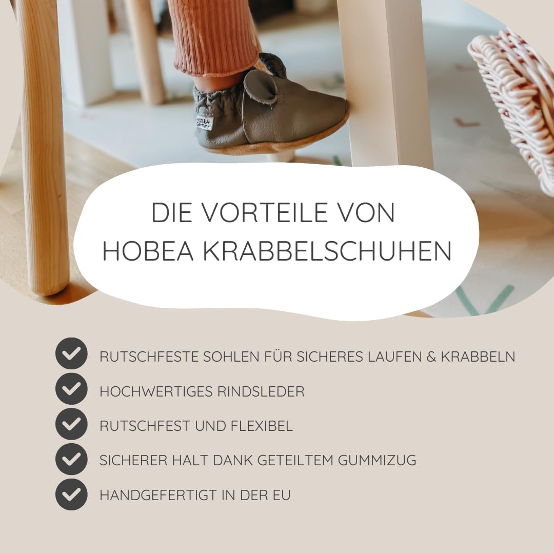 HOBEA-Germany Crawling Shoes for Boys and Girls in Various Designs – Bild 3