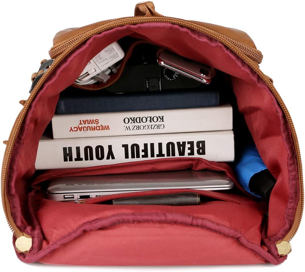 BAOSHA HB-26 Men's Backpacks Hand Luggage Shoulder Bag Convertible PU Leather Travel Bag Hiking Backpacks Sports Bag Travel Duffel Bag Weekender Bag – Bild 7