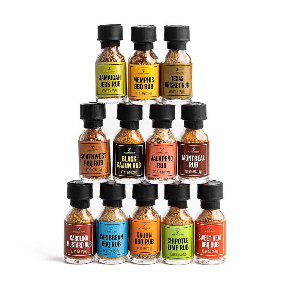 Spice Gift Set with 12 Spices - Essential Spice Collection with Spice Jars - Essential Spice Rack for Kitchen - Ideal Household Utensils for Cooking, BBQ and Everyday Use – Bild 6