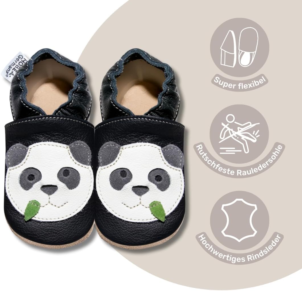 HOBEA-Germany Crawling Shoes for Boys and Girls in Various Designs – Bild 2