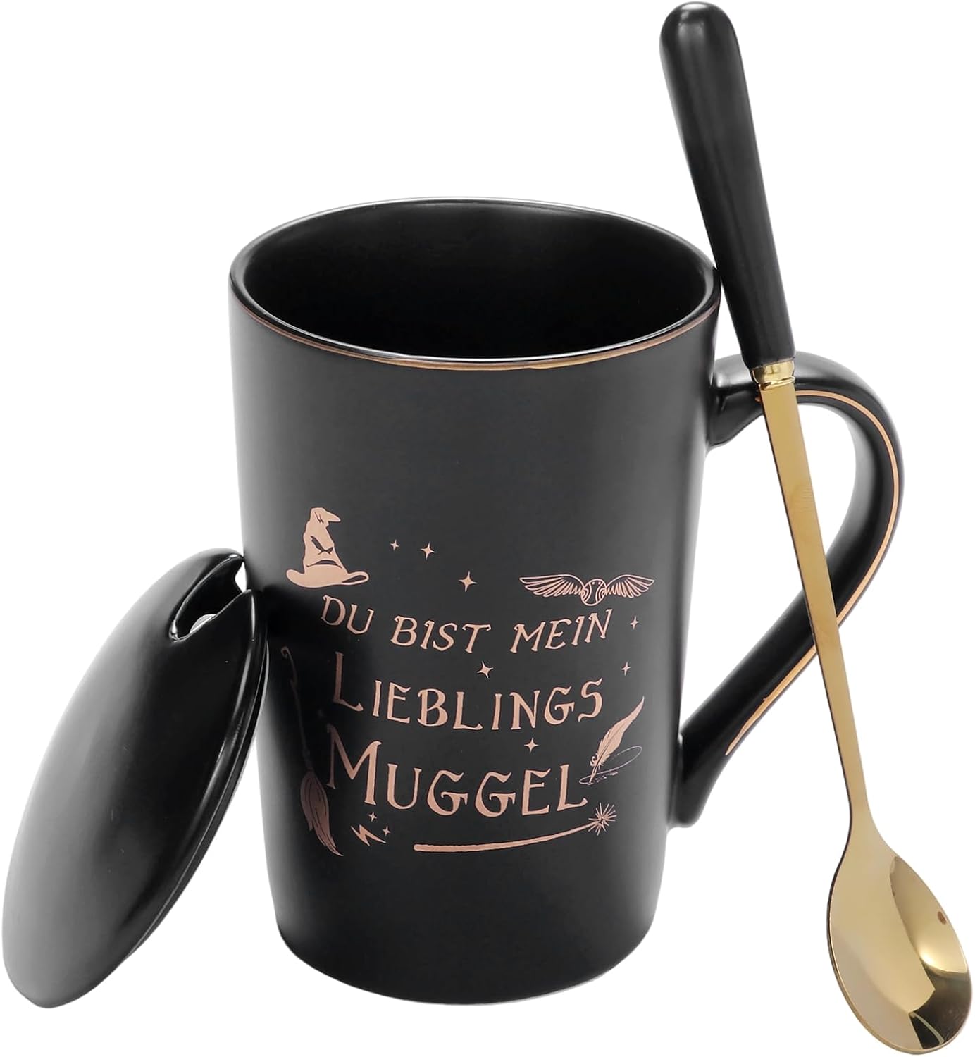 Funny Gift Mug with Saying, Coffee Cup Gift, Christmas Gifts, Ceramic Mug, Soup Spoon with Gift Box