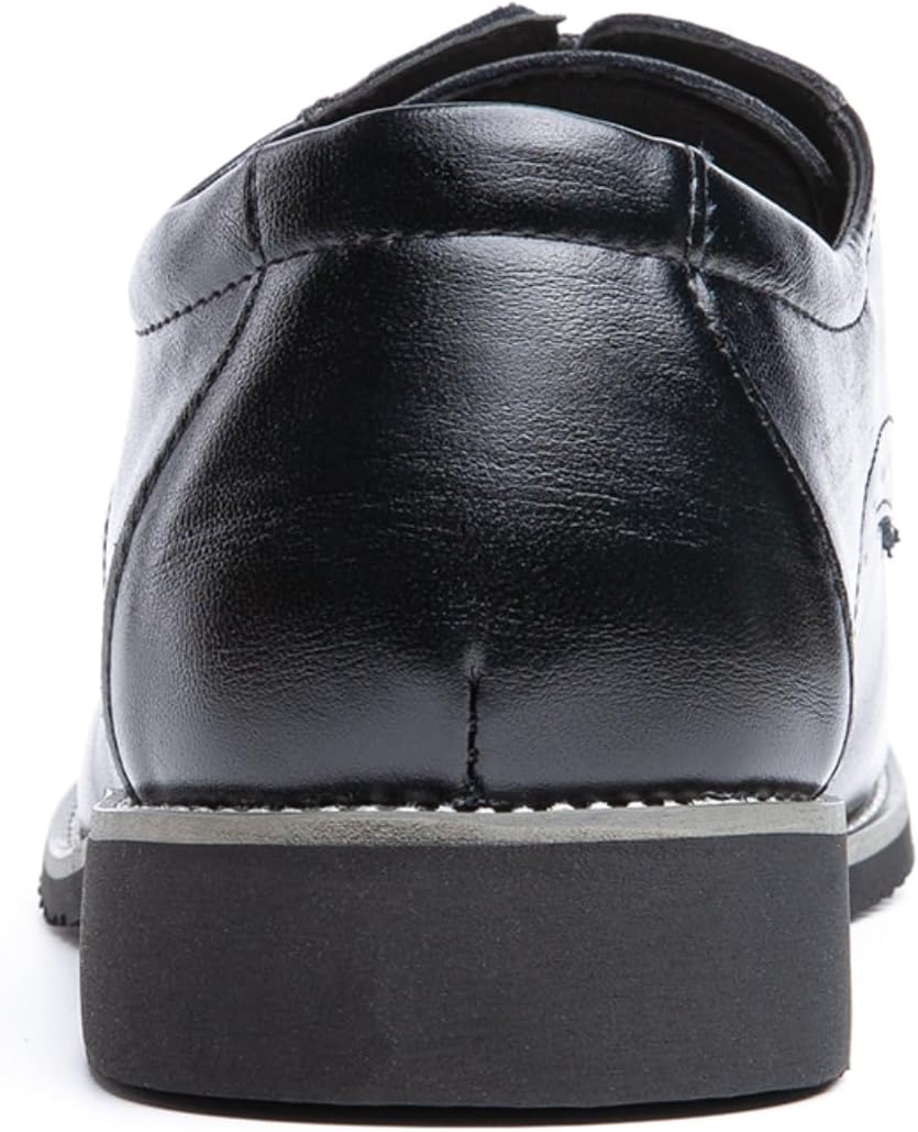 Men's Oxford Derby Shoes Brogues Leather Shoes Wedding Shoes Lace Up Shoes Classic Business Lace-Up Shoes Blue Gold Grey Red Black Brown Khaki 37-48 – Bild 6