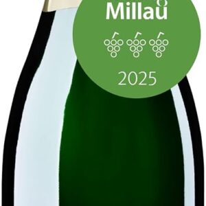 Oberrotweiler Chardonnay Sparkling Wine Brut – GAULT & MILLAU 2025 – High-Quality Champagne Gift for Women and Men, Bathroom Wine Champagne Bottle Fermentation (1 x 0.75 L)