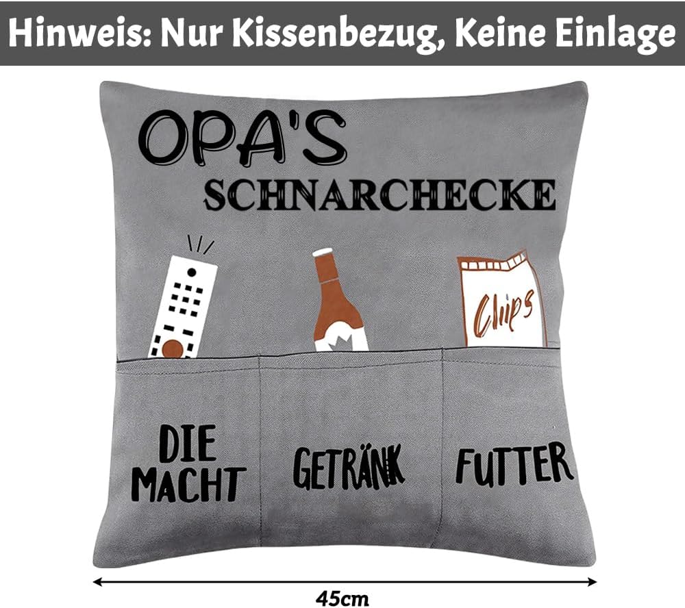 Grandpa Gift for Grandpa Cushion Cover 45 x 45 cm Gift Grandpa – Bild 3