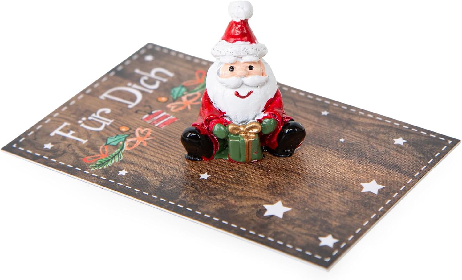Logbuch-Verlag 10 Christmas Gift Small Mini Giveaway Employees Children Colleagues Friends Santa – Bild 2