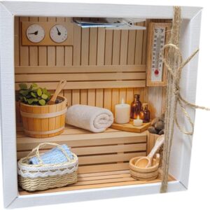 Money Gift Packaging Sauna Wellness for Relaxation and Recreation