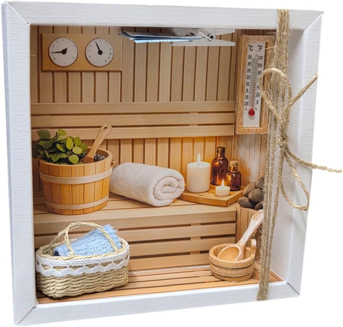 Money Gift Packaging Sauna Wellness for Relaxation and Recreation