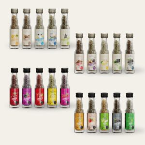 Teaballs Mega Mix Set of 20 - 20 Varieties - 800 Cups - Tea Tasting Package