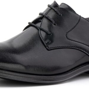 Hitmars Suit Shoes Men's Lace-Up Shoes Business Shoes Classic Derby Oxford Leather Shoes Wedding Shoes Black Brown Blue 39-48