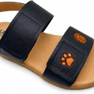LIO&Friends Children’s Leather Barefoot Shoes – Zero Drop Sandals for Boys with Wide Toe Box, Flexible Sole & Fastening – Comfortable Summer Sandals
