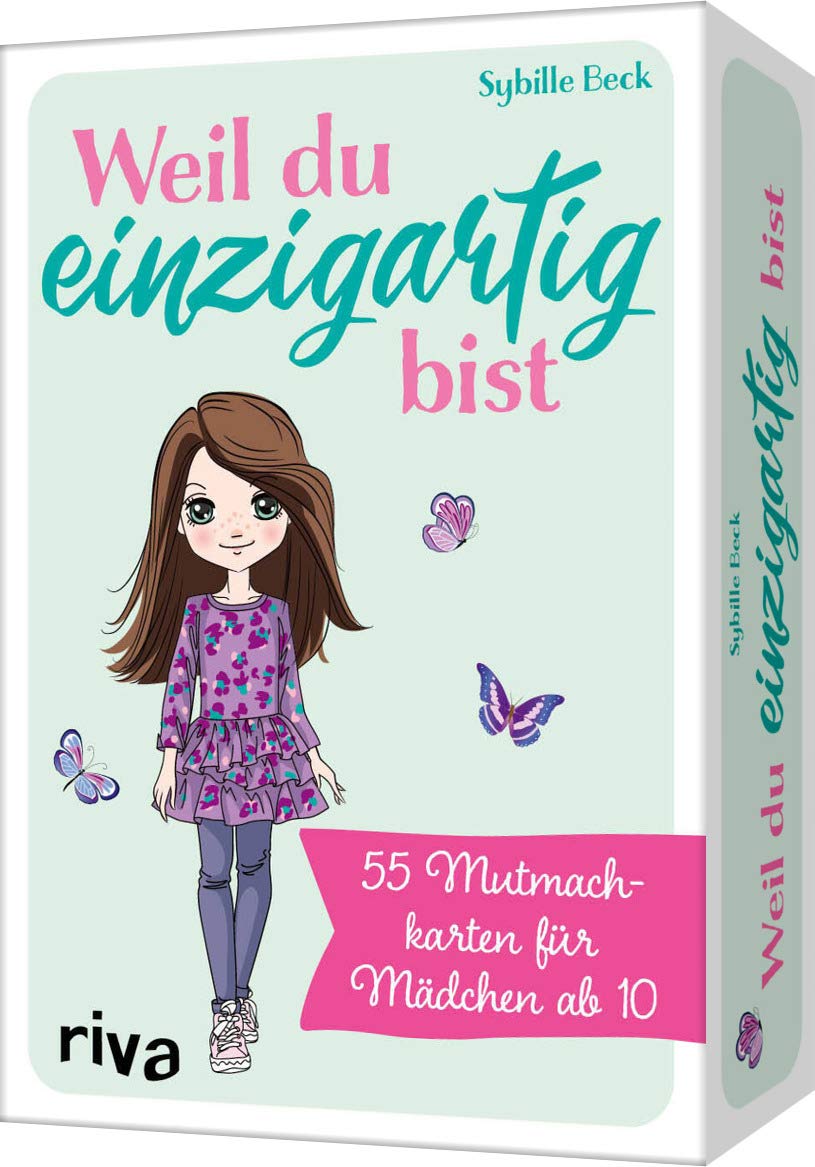 Weil du einzigartig bist: 55 Mutmachkarten für Mädchen ab 10 | Das perfekte Geschenk für Tochter, Nichte, Enkelin. Für mehr Selbstbewusstsein, Mut, innere Stärke, Selbstvertrauen