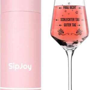 Funny Gifts for Women 550 ml Wine Glasses with Engraving Personalised Gift Birthday Gift for Women Christmas Gifts for Mum Best Friend Gifts for Advent Calendar