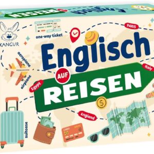 English on Travel Card Game from 10 Years with 54 Cards Educational Game