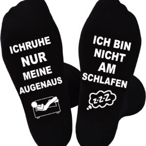 SockWaddles Funny Socks Men with Sayings - Gift Idea for Men, Grandpa, Dad, Gamer, Bike, Camper for Christmas, Birthday, Father's Day, Advent Calendar Filling