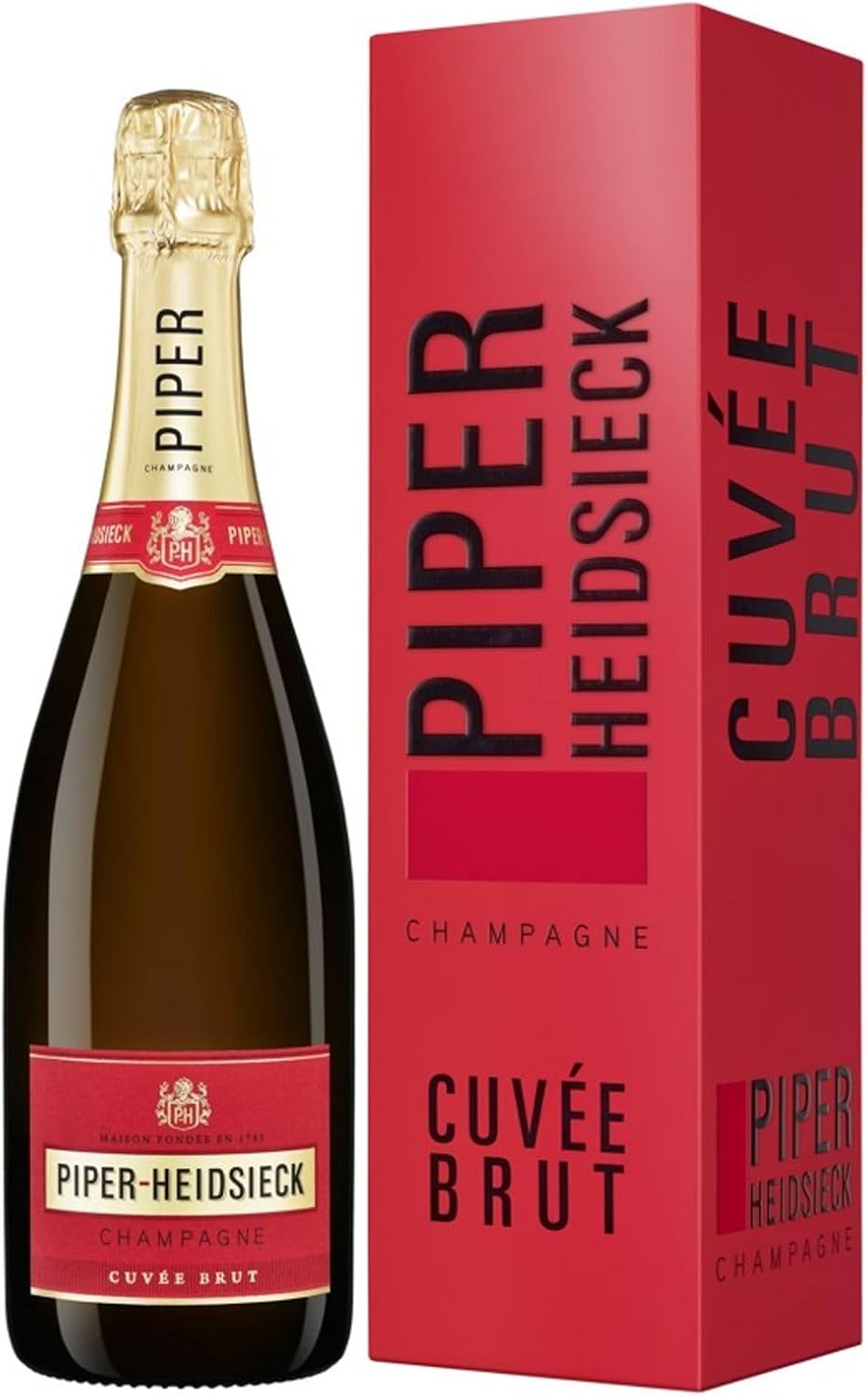 Piper Heidsieck Champagne Cuvée Brut in Gift Box (1 x 0.75 L)
