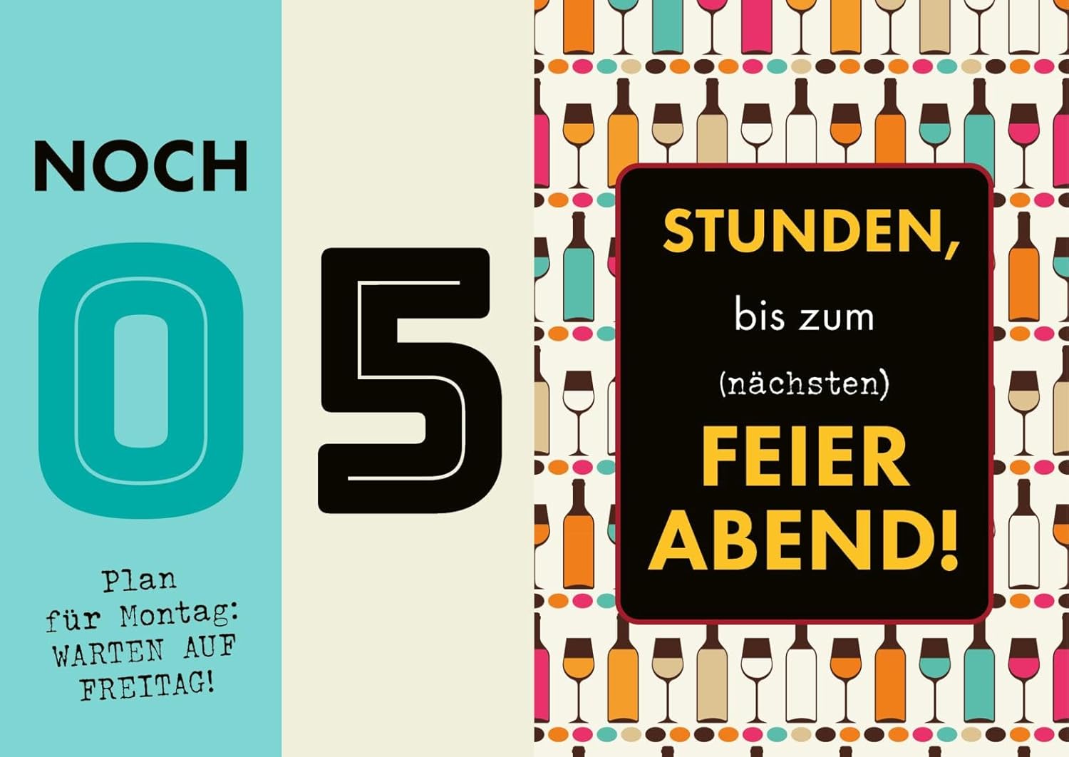 Countdown-Kalender für's Büro: Tischaufsteller mit Countdown-Funktion für's Büro – Bild 5
