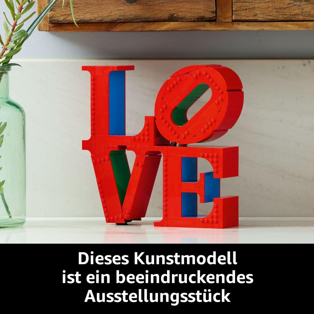 LEGO Art Love - Model Making for Adults - Decorative Art Object for Building - Creative Activity for Women and Men - Gift Idea for Couples - 31214 – Bild 6