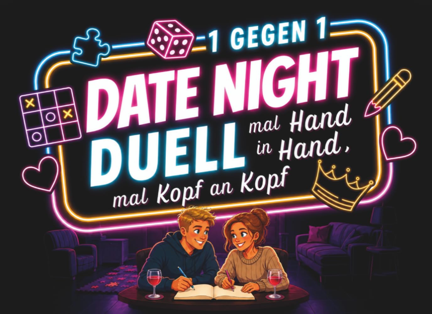 Date Night Duell: Das Duell Buch für Paare für mehr Nähe, Spaß & Quality Time | Lustige Minispiele für Zwei - miteinander & gegeneinander | Perfektes ... für Paare oder zum Jahrestag für den Partner