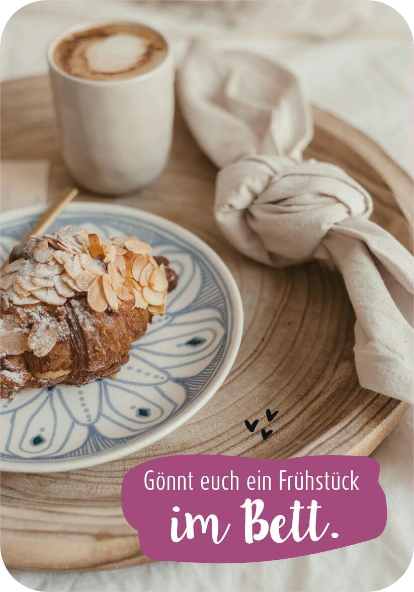 99 herrlich verrückte Ideen für euer Leben zu zweit: Bucket-List-Kärtchen für Paare, Geschenk zur Hochzeit oder zum Valentinstag – Bild 4