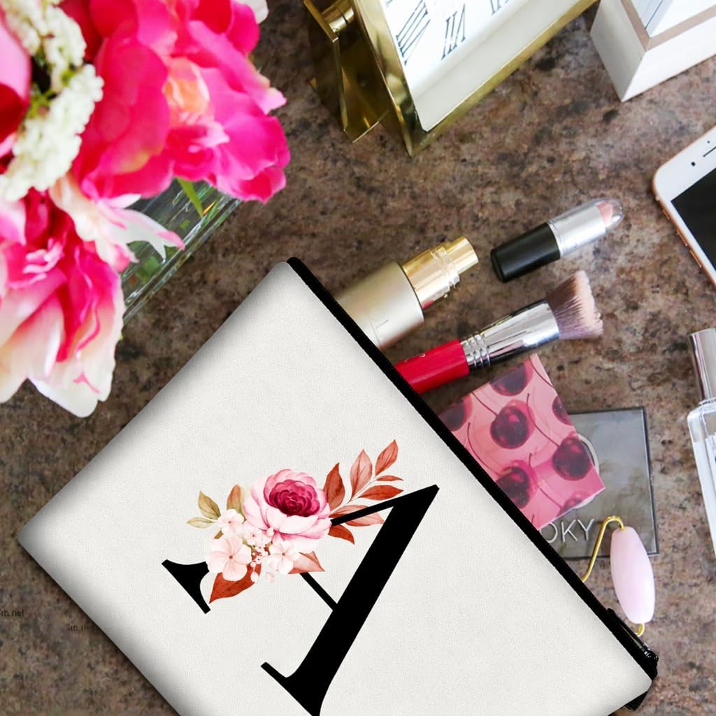 Vavabox A-Z Personalised Cosmetic Bag Birthday Gifts for Women, Moms, Best – Bild 2