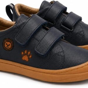 LIO&Friends Children's Barefoot Shoes Leather Boys Trainers Wide Toe Box Growth Insert Sizes 21-30
