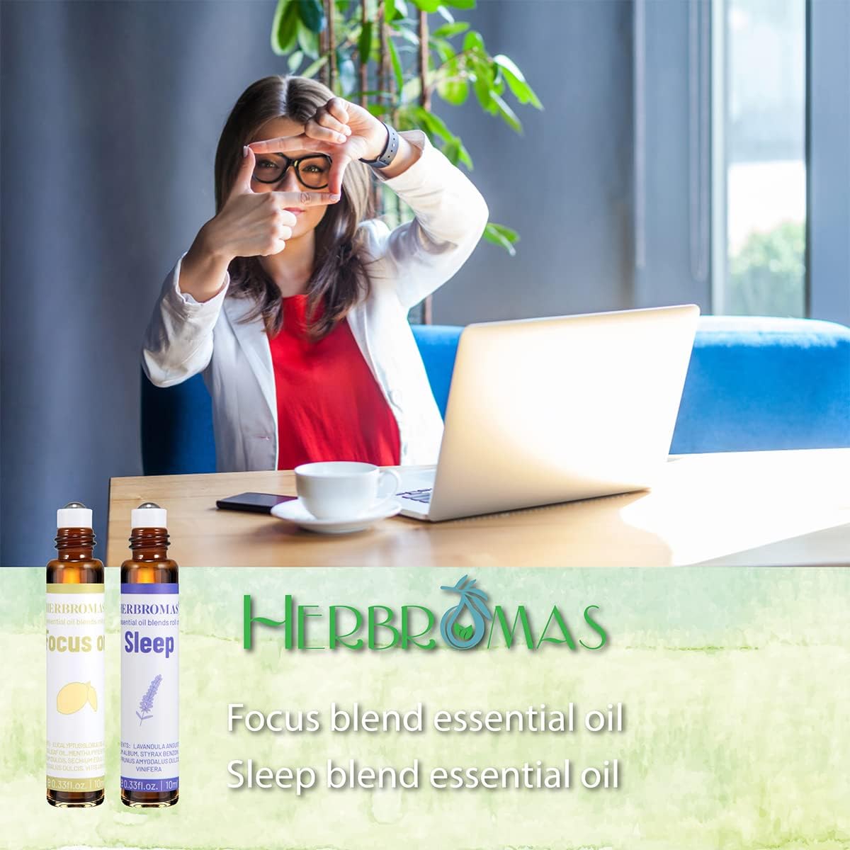 Aroma Therapy Essential Oils Roll On Set, Ready-to-Use Natural Pre-Clouded Essential Oil Blend, Relaxation Gift for Women and Men, 6-Pack x 10 ml for Home Use – Bild 3