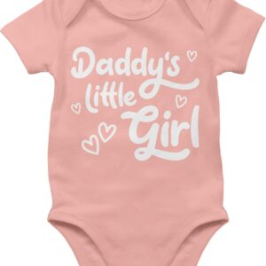 Shirtracer - Baby Bodysuit Boy Girl - Gift for Father's Day - Daddy's Little Girl Cute White