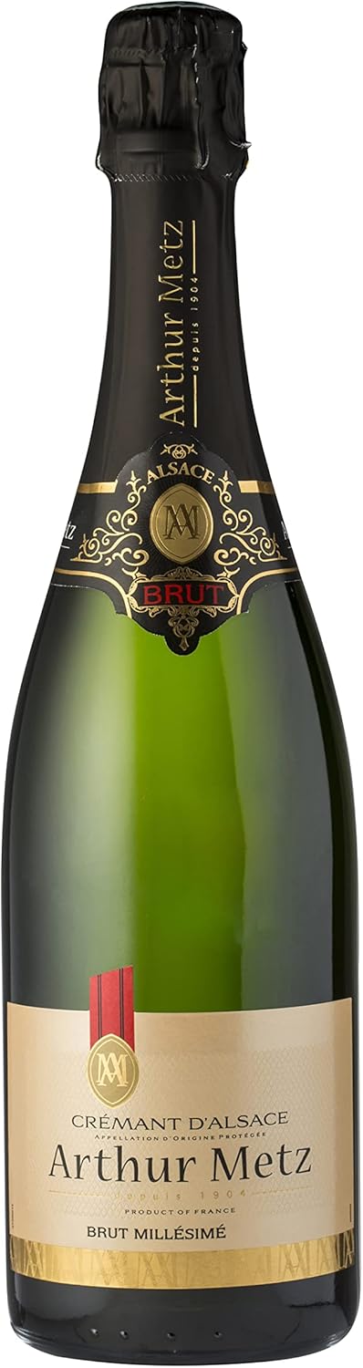Arthur Metz - Cremant d'Alsace Brut, Méthode Traditionnelle (1 x 0.75 l)