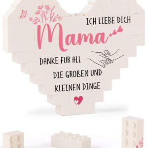 Gifts for Mum, Mum Gift Cube Heart Decoration