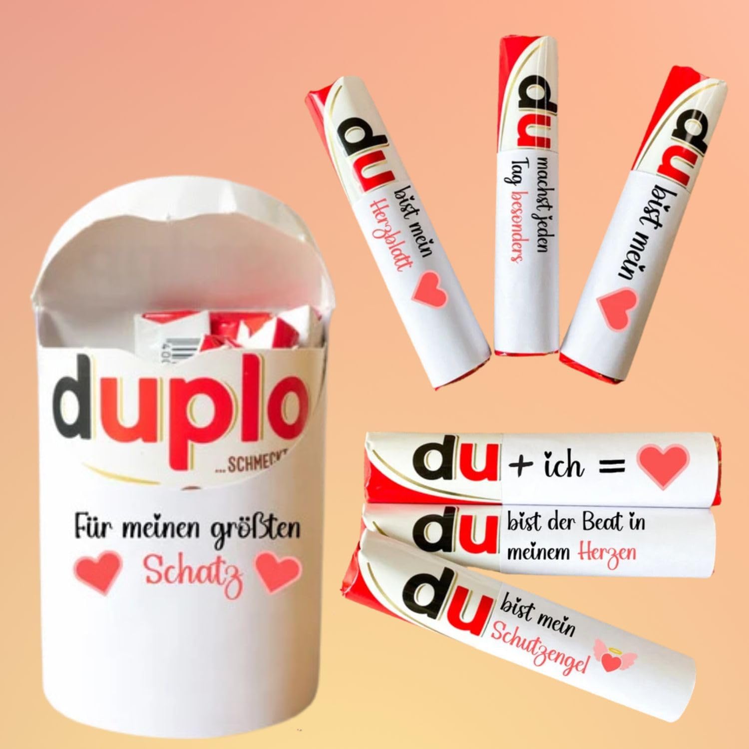 CJ&M Sticker Set – 54 Duplo Banderoles Favourite Person Gift Idea, Duplo Gift Box, Personal Gifts, DIY, Anniversary Love Gifts, Last Minute Gift – Bild 4