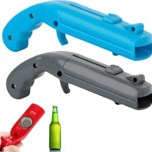 Pack of 2 Cap Gun Bottle Opener Gun, Funny Shot Bottle Opener