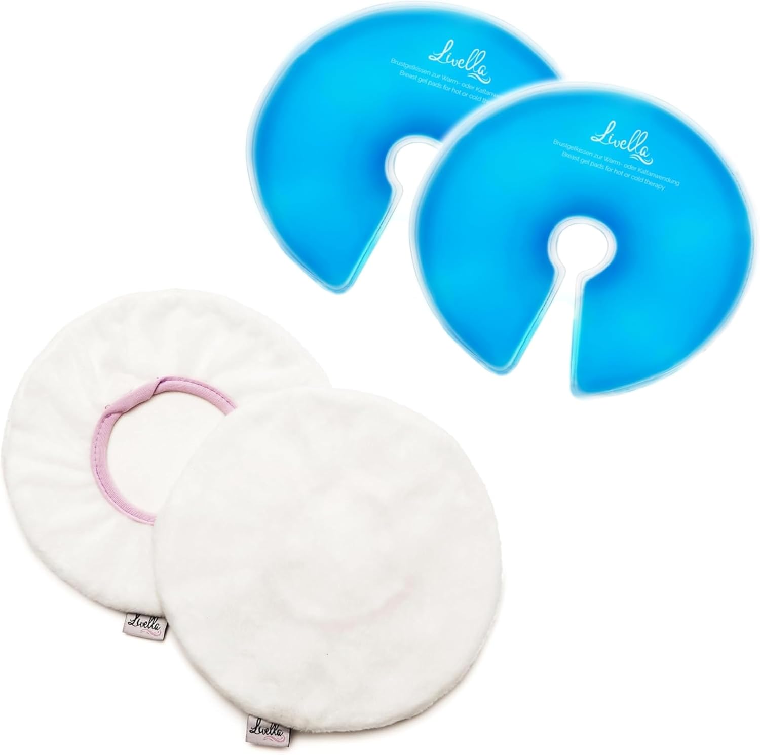 Livella Breast Gel Pillow Breastfeeding - Cooling, Warming, for Breast – Bild 6