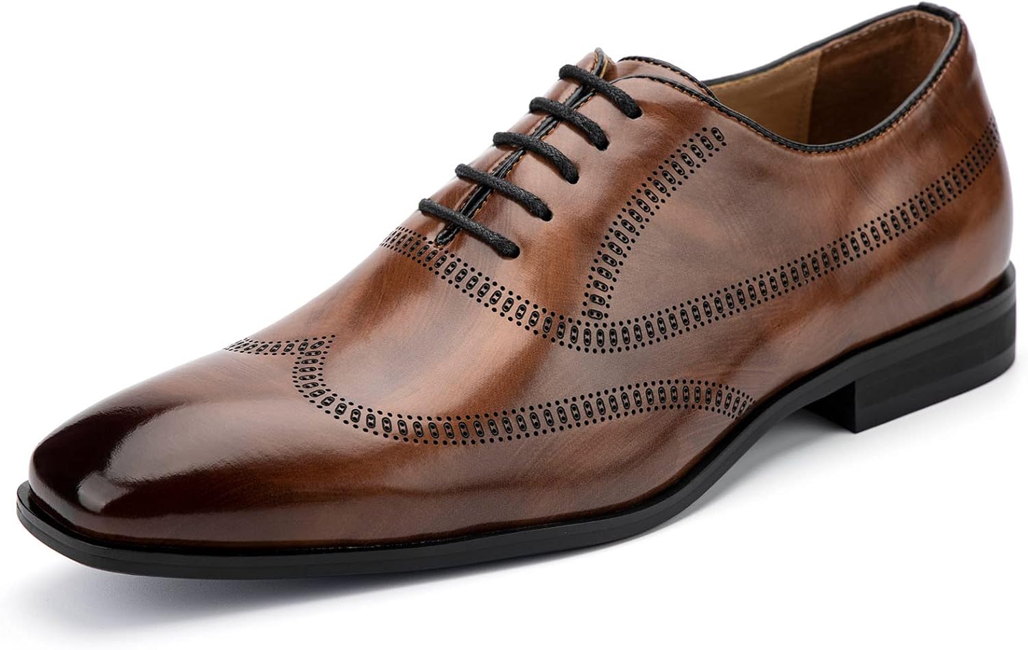 MEIJIANA Oxford Business Leather Shoes for Men Lace Up Formal Shoes Oxfords