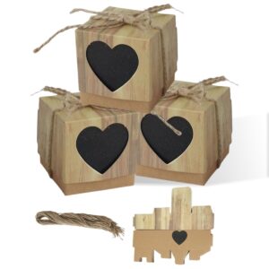 Pack of 24 Brown Kraft Paper Gift Boxes, Kraft Paper Candy Boxes, Small Candy Box, Small Gift Box