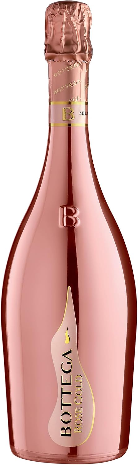 Bottega Rose Gold Pinot Nero Spumante Brut Rosé Sparkling Wine 750 ml