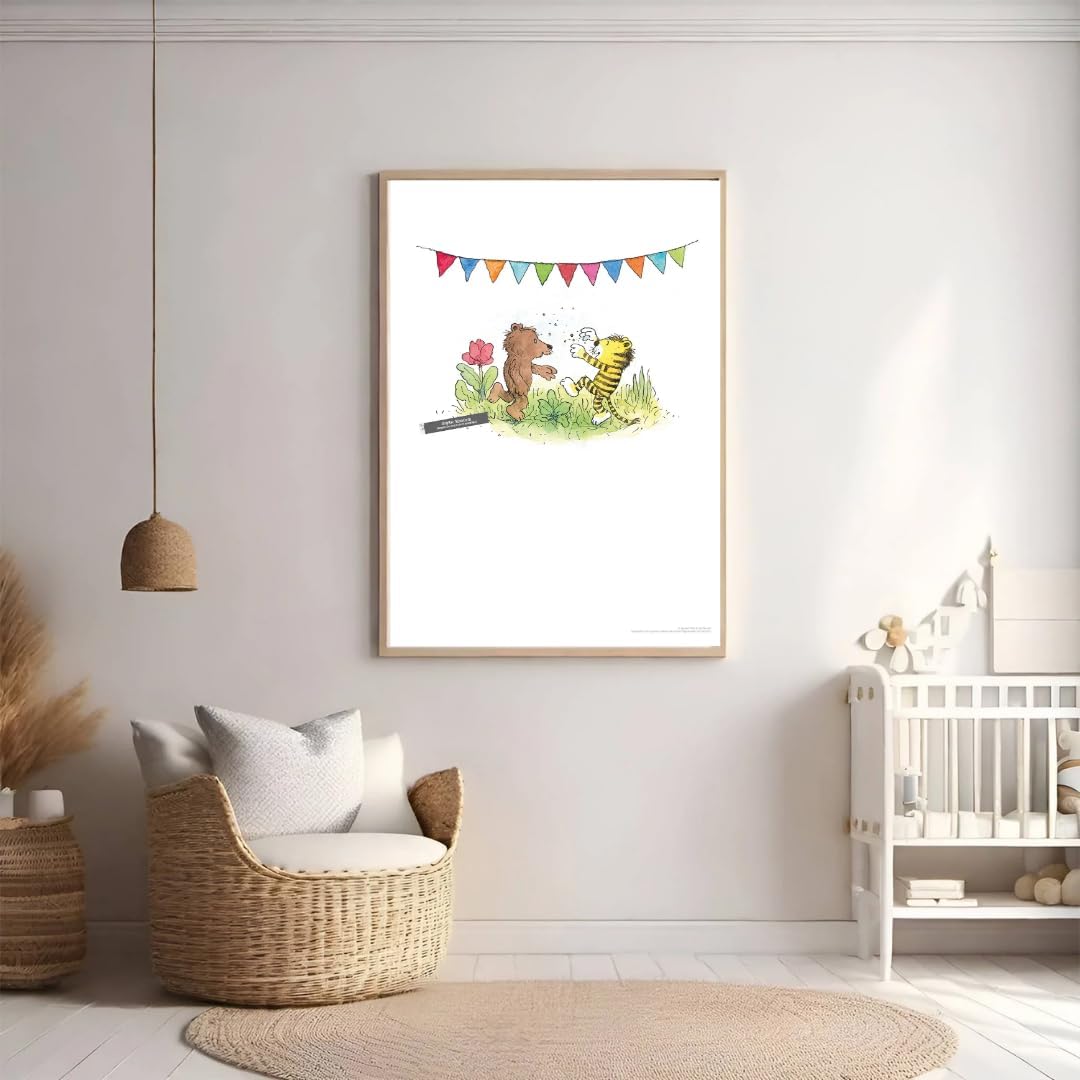 Janosch Poster – Tanz unter der Girlande Ungerahmt 50x70 cm Wandbild Kinder – Bild 3