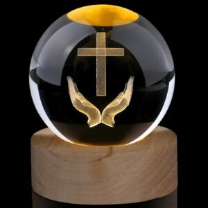 60mm Crystal Ball Christian Decoration