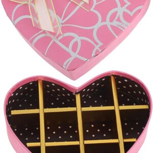 Box Chocolate Gift Box Candy Presentation Candy Packaging Miniature Decoration Oil Cup Accessories Filter Heart Shaped Treat Boxes Empty Chocolate Boxes Paper Cabilock