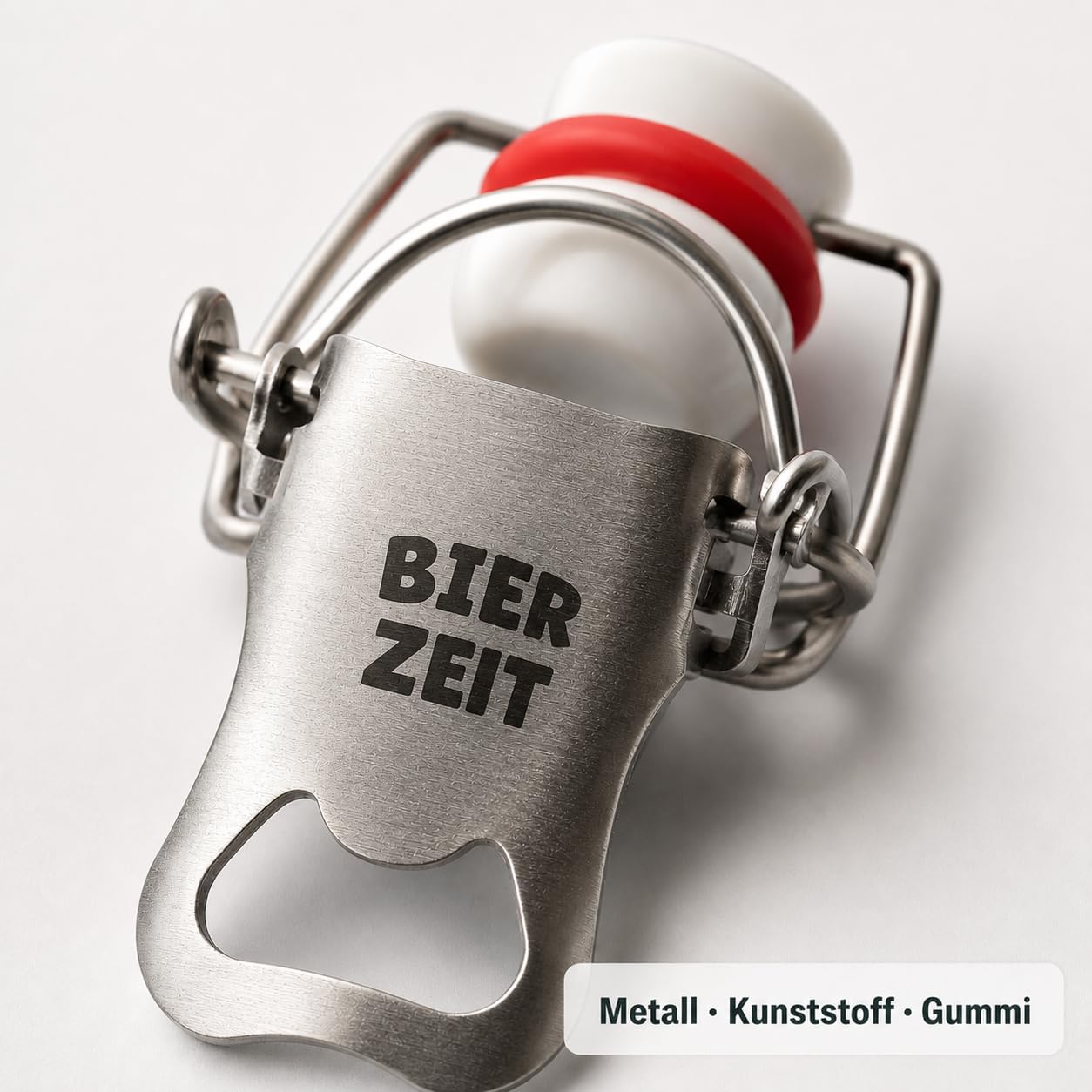 MIJOMA Bottle Stopper with Opener, Set of 2 Cheers & Beer Time – Bild 3