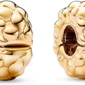 Charms Stopper Gold 925 Sterling Silver for Bracelet Stopper Charms for Bead Charm Bracelet Pendant Spacer