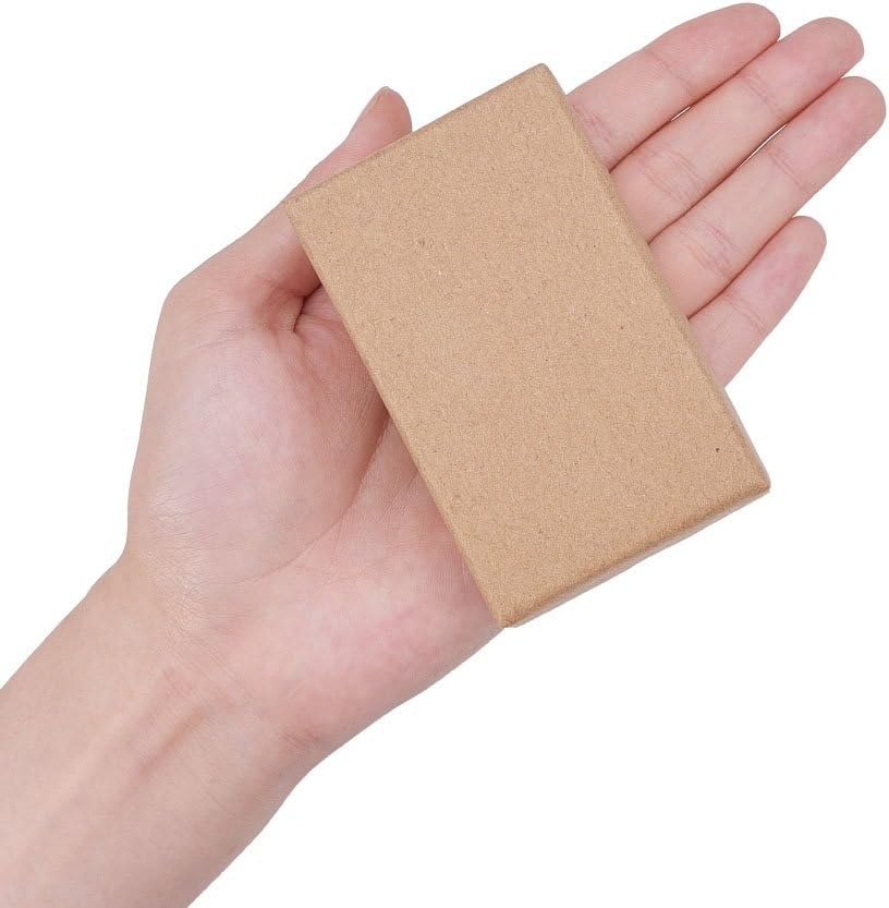 NBEADS Pack of 18 Kraft Brown Cardboard Boxes Jewellery Box Rectangle Cardboard Jewellery Box Gift Packaging Box with Lid for Bracelet Necklaces Christmas Jewellery Display Storage, 8 x 5 x 2.5 cm – Bild 5