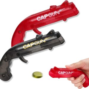 Bottle Opener Gun Funny, Beer Opener Gun for Bar, Party, Home and Football Nights, Beer Gifts for Men, Dad and Husband, Pack of 2 (Black, Red)