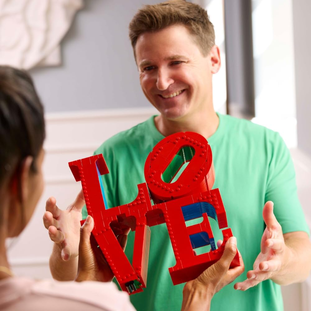 LEGO Art Love - Model Making for Adults - Decorative Art Object for Building - Creative Activity for Women and Men - Gift Idea for Couples - 31214 – Bild 8