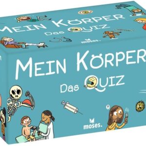 Moses. My Body – The Quiz, Children’s Knowledge Quiz with 100 Exciting Questions, Knowledge Game about the Human Body, Guessing Game for Clever Kids from 8 Years