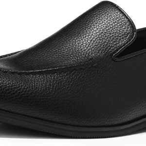 Mirroryou Men's Loafers Business Slip On Moccasin Suit Shoes Formal Wedding Shoes Lightweight Comfort