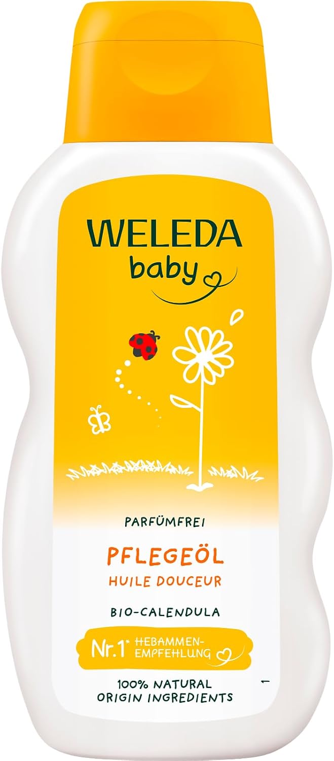 Weleda Organic Baby Care Gift Set - Nappy Wound Protection Care Oil Balm – Bild 5