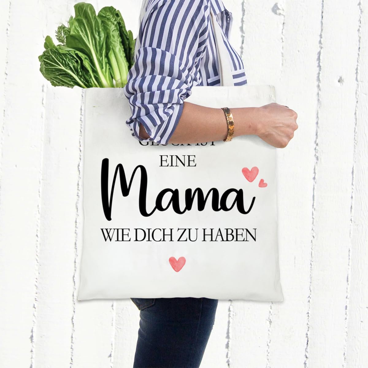 BOYATONG Geschenke für Mama/Oma, Baumwolltasche Mama/Oma Geschenk Geburtstagsgeschenk Weihnachten Geschenk, Eine Stofftasche für Mama/Oma, um Mama/Oma Liebe zu Zeigen – Bild 7