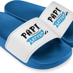 Tassenbrennerei Papi-Letten Men’s Bath Slippers, Funny Slippers, Bath Shoes, Funny Bath Slippers, Gift for Dad, Men